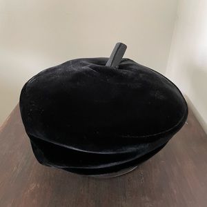 Vintage Velvet Tam Beret Cap